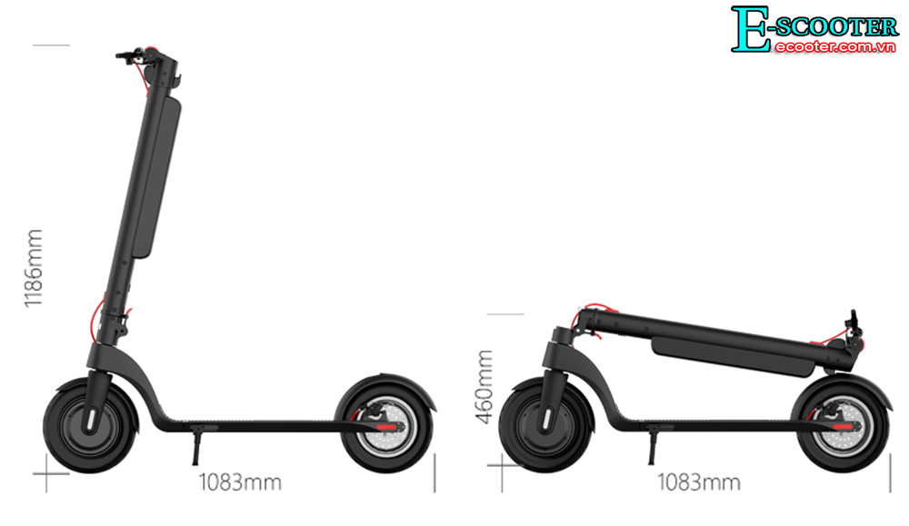  scooter điện gấp Xenon X8 350W 2021
